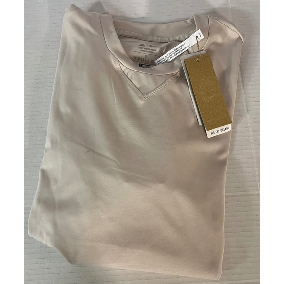 Adidas Parley T-Shirt Mens Small Beige New With Tags HS9063 Short Sleeve - Picture 7 of 7